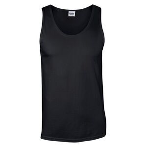 Gildan Unisex Adult Softstyle Tank Top / Black